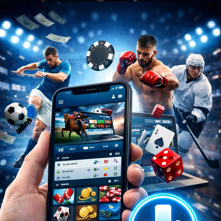 A live dealer interacting with players in a high-tech online casino studio, showcasing the immersive experience of live casino games.