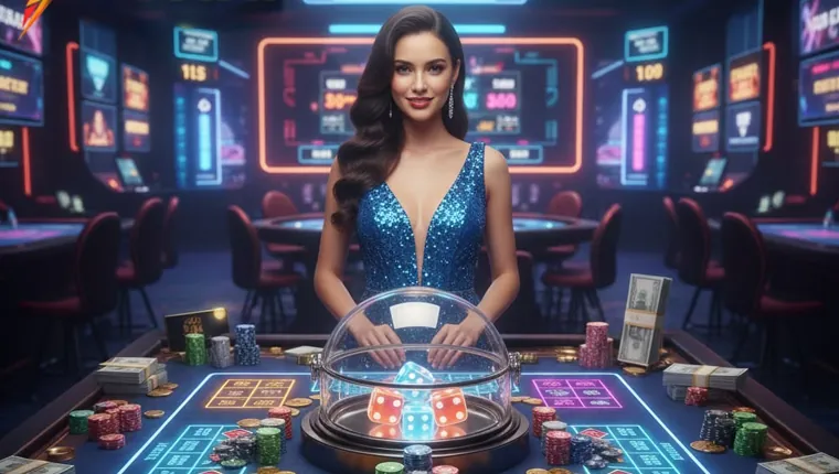 Excited player enjoying phspin games