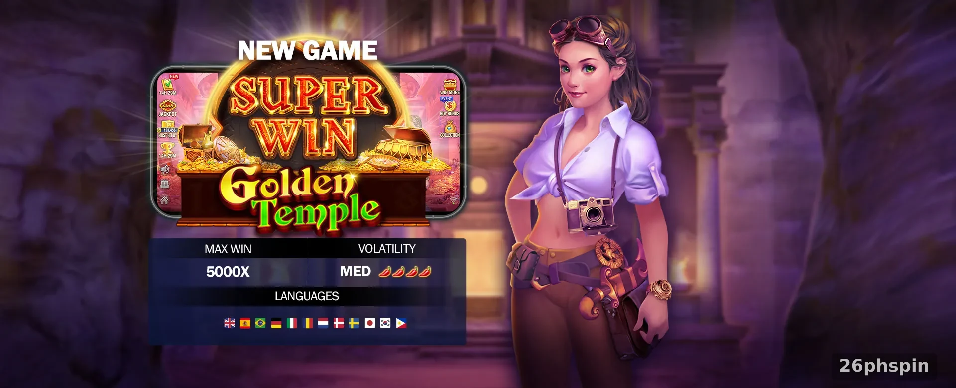 Exciting 26phspin Arcade Games